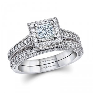 Princess Halo Ring Set - Standing