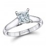 Princess solitaire ring - Standing