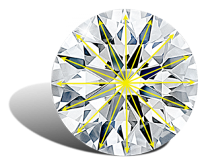 Diagram Showing Mirror Images in Ideal Cuts